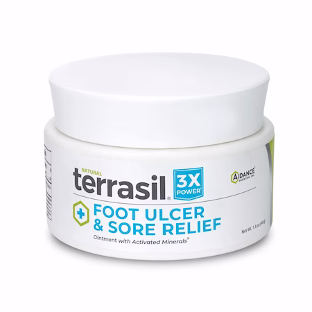 terrasil foot ulcer and sore relief ointment (jar)
