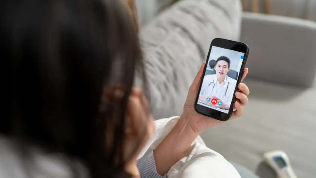 video call with doctor